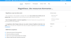 Desktop Screenshot of magnetiseur91.com